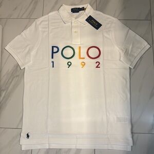 Men’s Polo Ralph Lauren Classic Fit Multicolor Logo Polo T-Shirt